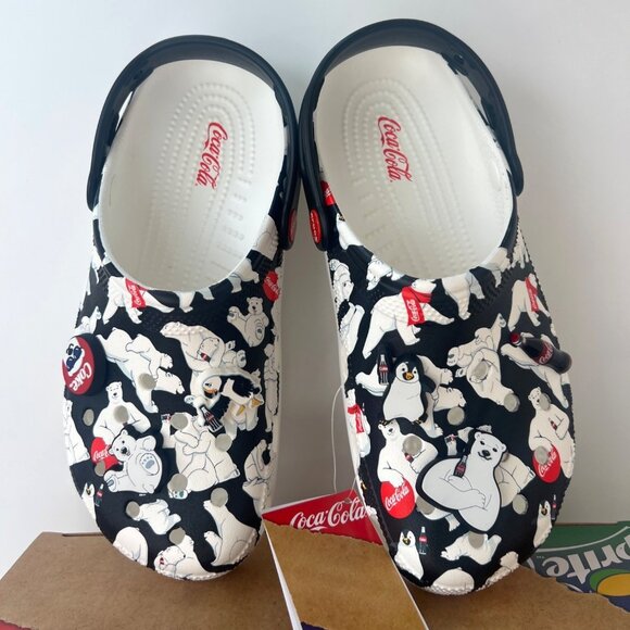 Crocs Coca-Cola Classic Polar Bear Clogs Men Size 11 - Picture 1 of 7